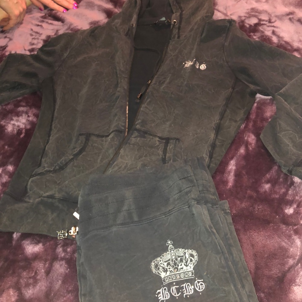 BCBG Zip Up Sweatshirt with pants